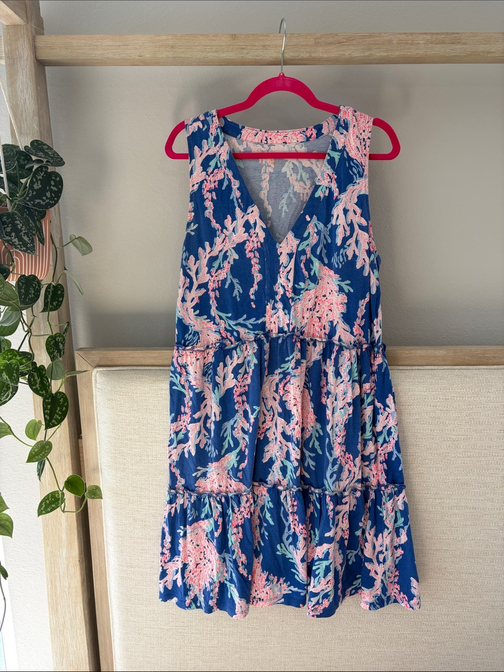 Lilly Pulitzer Blue, Pink and Floral Tee